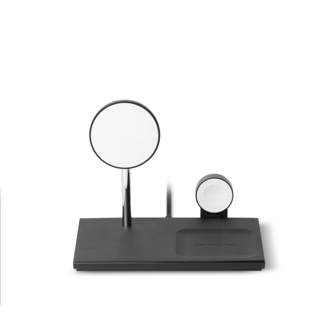 SNAP MAGNETIC 3-IN-1 Беспроводное зарядное устройство, 3 в 1, цвет: черный